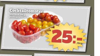 Bonum Matmarknad Cocktailtomater erbjuda
