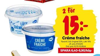 City Gross Créme fraîche erbjuda