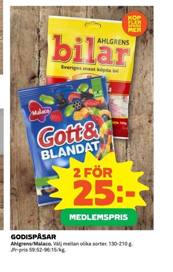 Coop Extra Godispåsar erbjuda