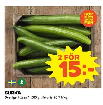 Coop Extra Gurka erbjuda