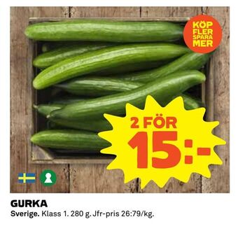 Coop Extra Gurka erbjuda