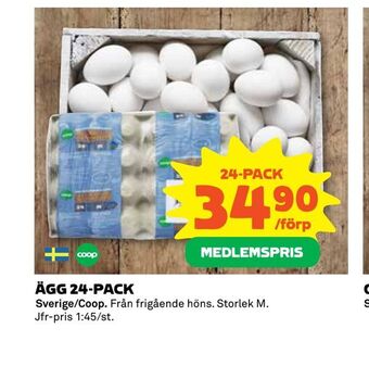 Coop Extra Ägg 24-pack erbjuda
