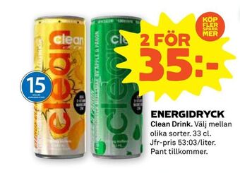 Coop Forum Energidryck erbjuda