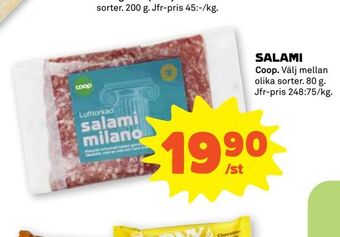 Coop Forum Salami erbjuda