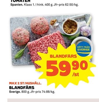 Coop Forum Blandfärs erbjuda