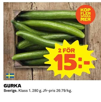 Coop Daglivs Gurka erbjuda