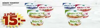 Din Mat Bärry yoghurt erbjuda