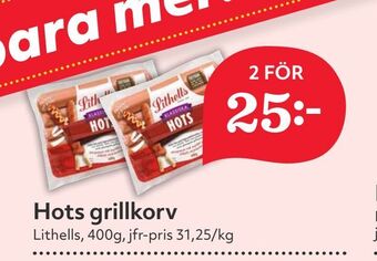 Hemköp Hots grillkorv erbjuda