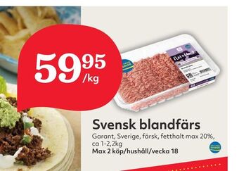 Hemköp Svensk blandfärs erbjuda