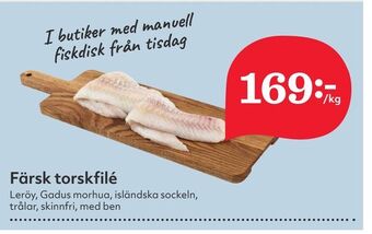 Hemköp Färsk torskfilé erbjuda