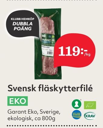 Hemköp Svensk fläskytterfilé erbjuda