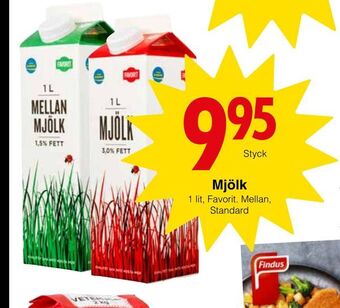 Matöppet Mjölk erbjuda