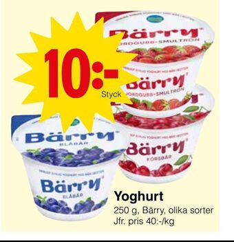 Matöppet Yoghurt erbjuda