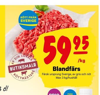 City Gross Blandfärs erbjuda