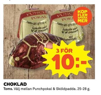 Coop Choklad erbjuda