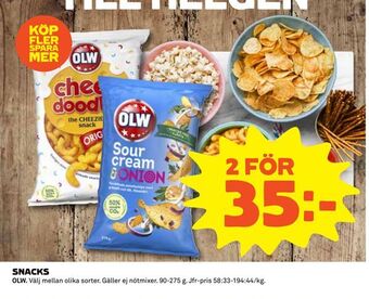 Coop Snacks erbjuda