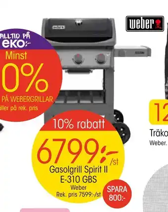 Gasolgrill Spirit II E-310 GBS