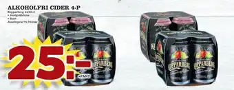 Alkoholfri cider 4-p
