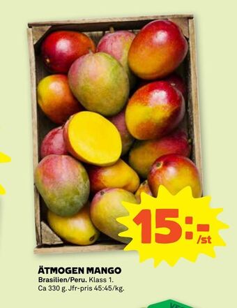 Stora Coop Ätmogen mango erbjuda