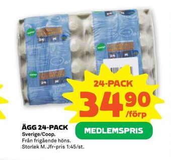 Stora Coop Ägg 24-pack erbjuda