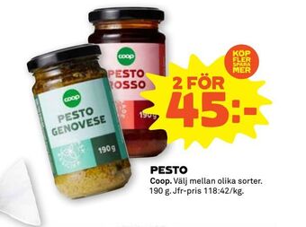 Stora Coop Pesto erbjuda