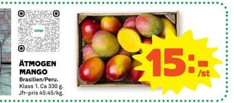 Stora Coop Ätmogen mango erbjuda
