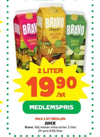Stora Coop Juice erbjuda