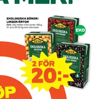 Coop Forum Zeta bönor erbjuda