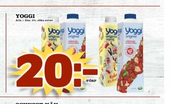 Matdax Yoggi yoghurt erbjuda