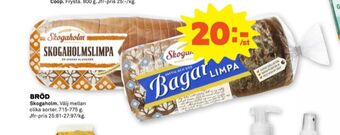Stora Coop Skogaholmslimpa erbjuda