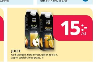 Tempo God morgon juice erbjuda