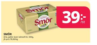 Tempo Svenskt smör erbjuda