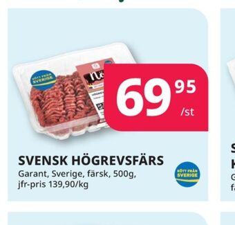 Tempo Garant nötfärs erbjuda