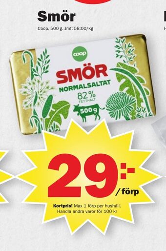 Pekås Smör erbjuda