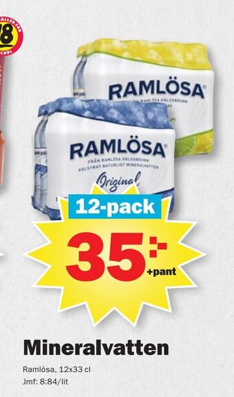 Pekås Mineralvatten erbjuda