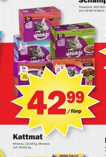 Pekås Kattmat erbjuda