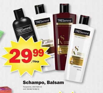 Pekås Schampo, Balsam erbjuda