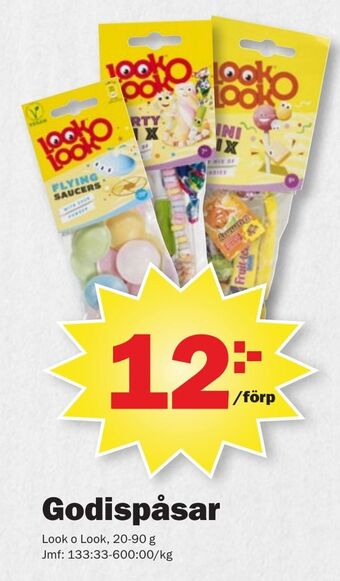 Pekås Godispåsar erbjuda