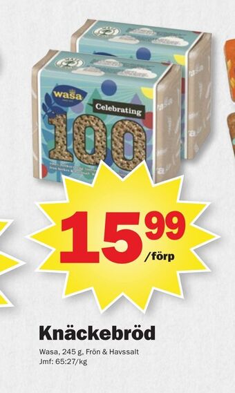 Pekås Knäckebröd erbjuda
