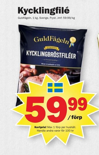 Pekås Kycklingfilé erbjuda