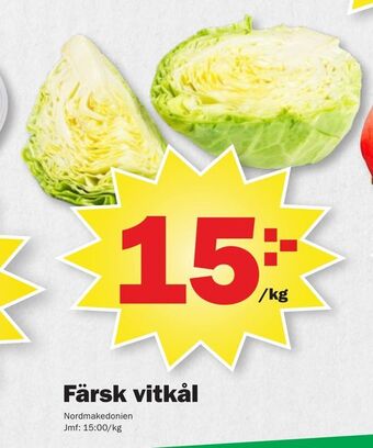 Pekås Färsk vitkål erbjuda