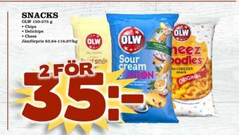 Nelins Snacks erbjuda