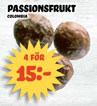 Nelins Passionsfrukt erbjuda