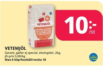 Tempo Vetemjöl erbjuda