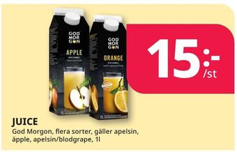 Tempo Juice erbjuda