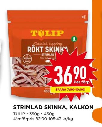 Willys Strimlad skinka, kalkon erbjuda