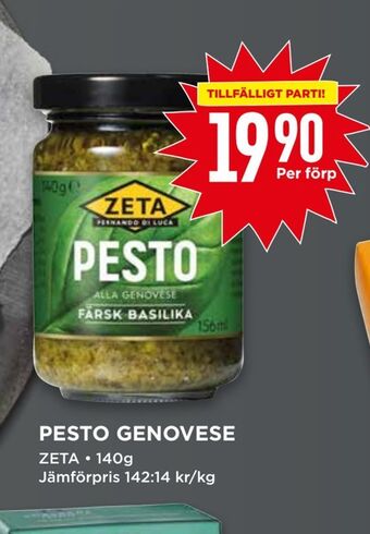 Willys Pesto genovese erbjuda