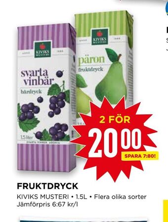 Willys Fruktdryck erbjuda