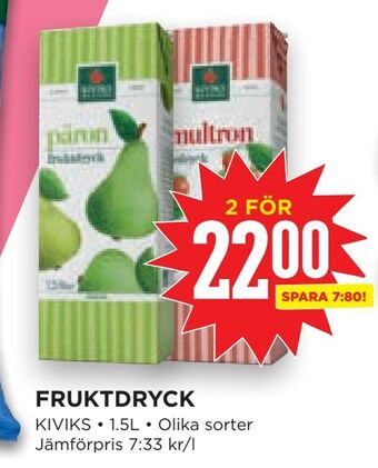 Willys Hemma Fruktdryck erbjuda