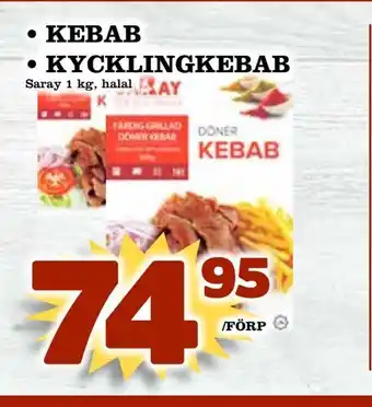 Rinkeby Matcenter Kebab • kycklingkebab erbjuda